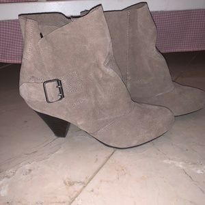 Steve Madden Tan Suede Booties